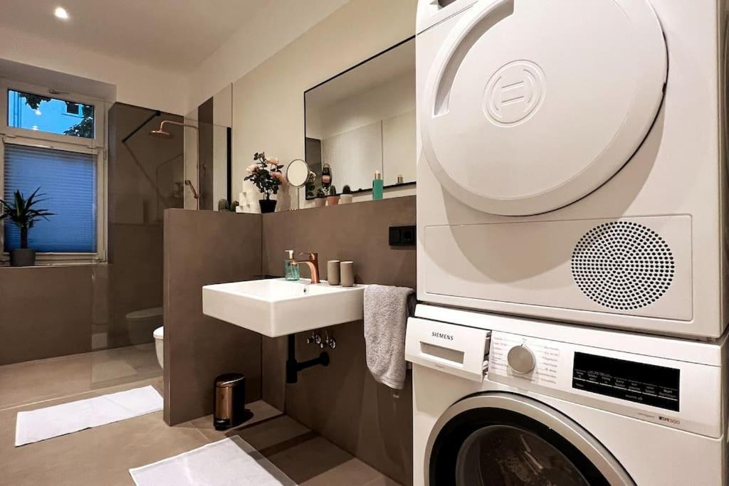 Soul-Apartment Terrasse Privat-Parkplatz Boxspringbett 55Zoll Tv Wlan Leipzig Buitenkant foto
