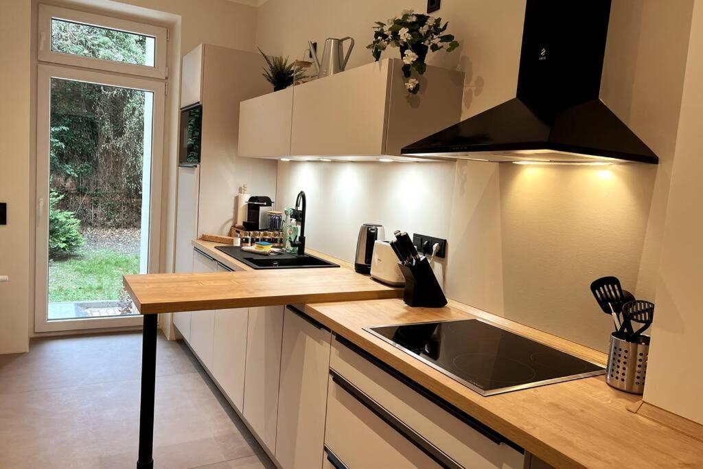 Soul-Apartment Terrasse Privat-Parkplatz Boxspringbett 55Zoll Tv Wlan Leipzig Buitenkant foto