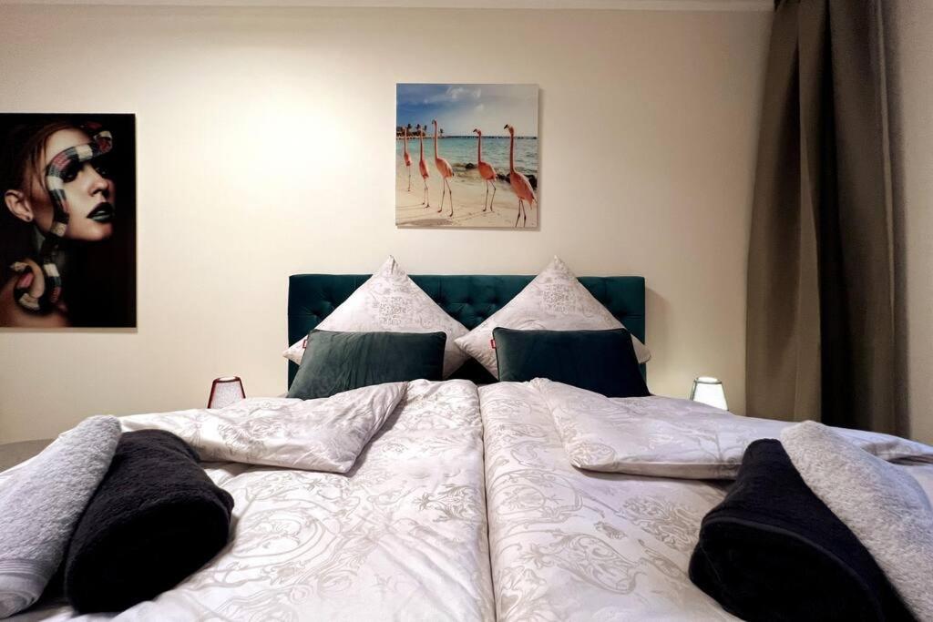 Soul-Apartment Terrasse Privat-Parkplatz Boxspringbett 55Zoll Tv Wlan Leipzig Buitenkant foto