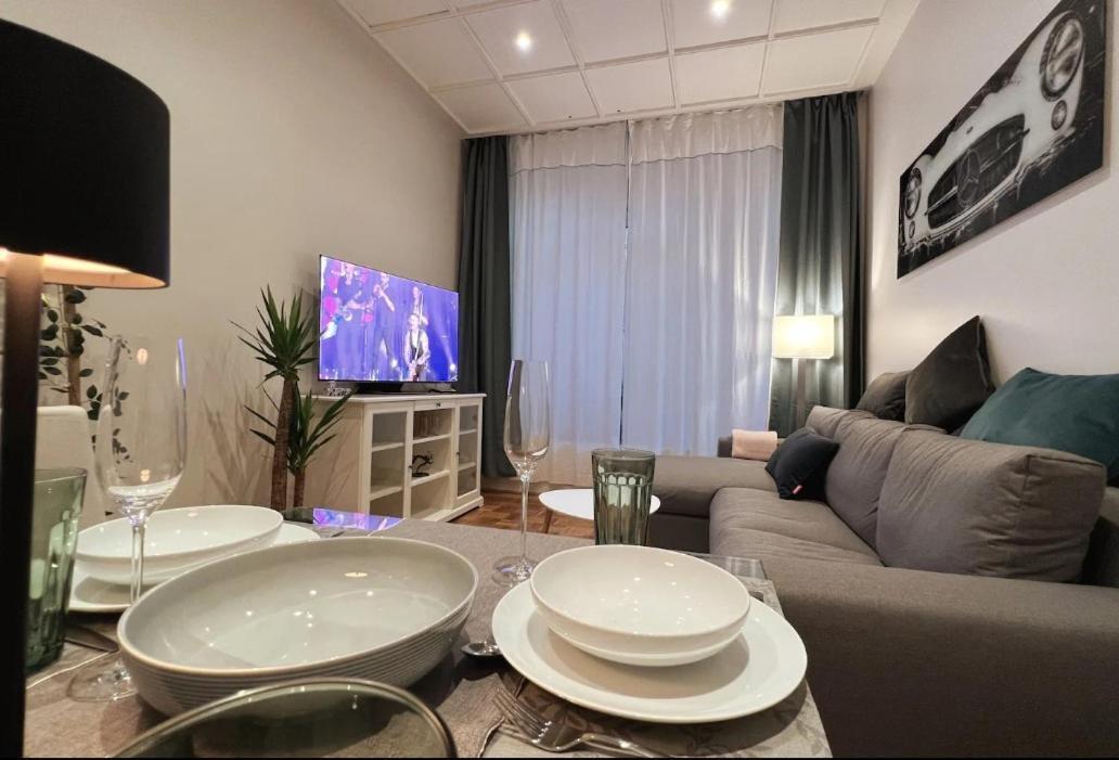Soul-Apartment Terrasse Privat-Parkplatz Boxspringbett 55Zoll Tv Wlan Leipzig Buitenkant foto